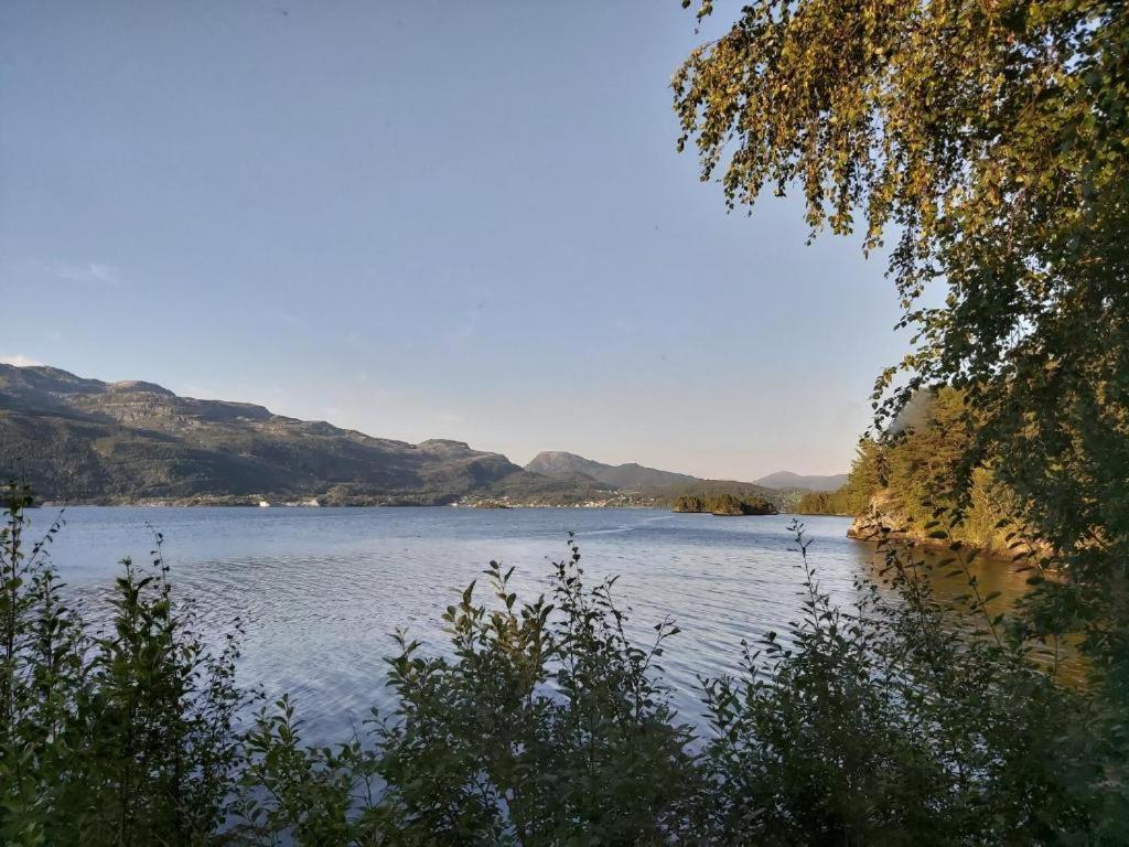 Teigen Leirstad, Feriehus Og Hytter Eikefjord Exteriör bild